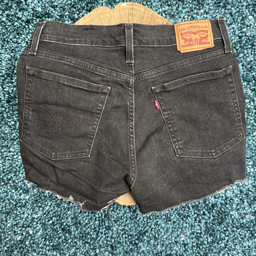 Women's Levi’s Black Denim Shorts